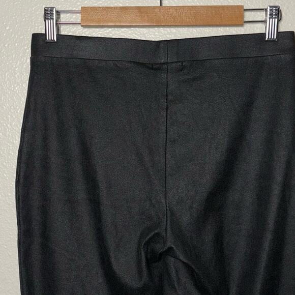 Trouve leggings black faux leather High Waisted Skinny Pants women's size medium - Picture 12 of 16